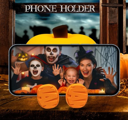 USB rechargeable pumpkin night light with legs – Halloween kids room décor