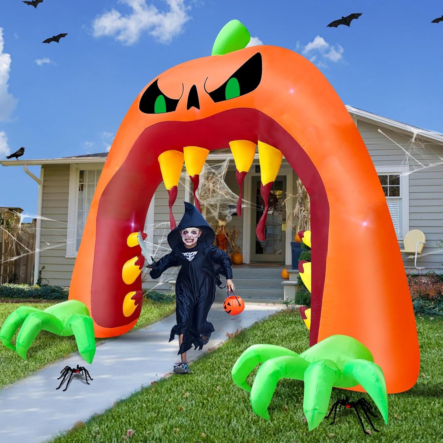 Giant Spooky Pumpkin Archway