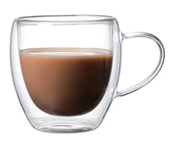 Glass Tea Cup Set of 2