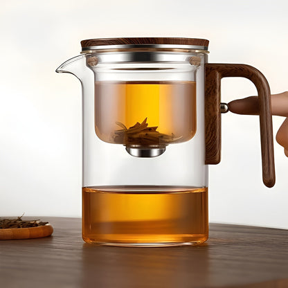 Elegant Ease Glass Teapot