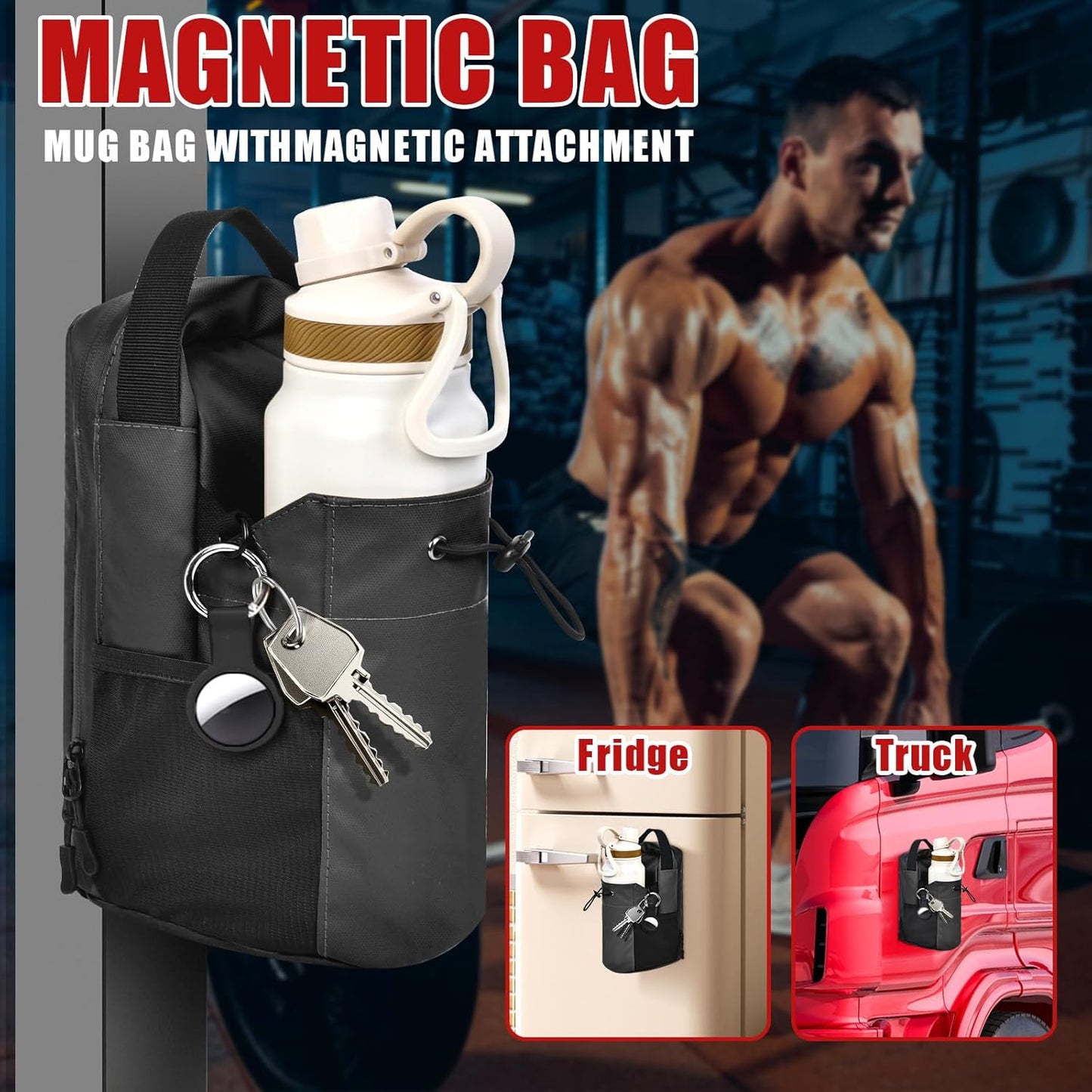 Smart Magnetic Gym Bag