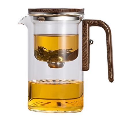 Elegant Ease Glass Teapot