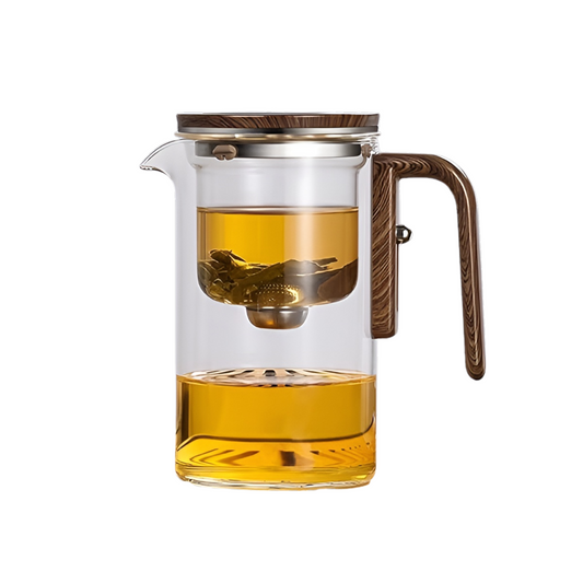 Elegant Ease Glass Teapot