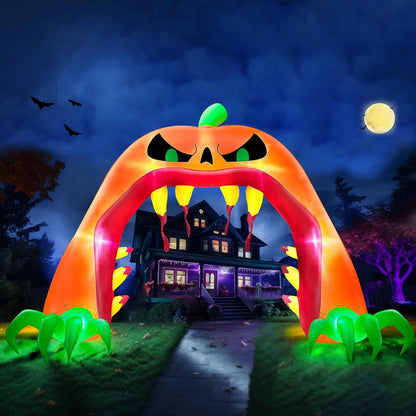 Giant Spooky Pumpkin Archway