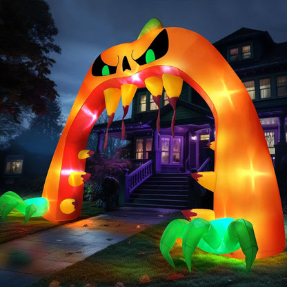 Giant Spooky Pumpkin Archway